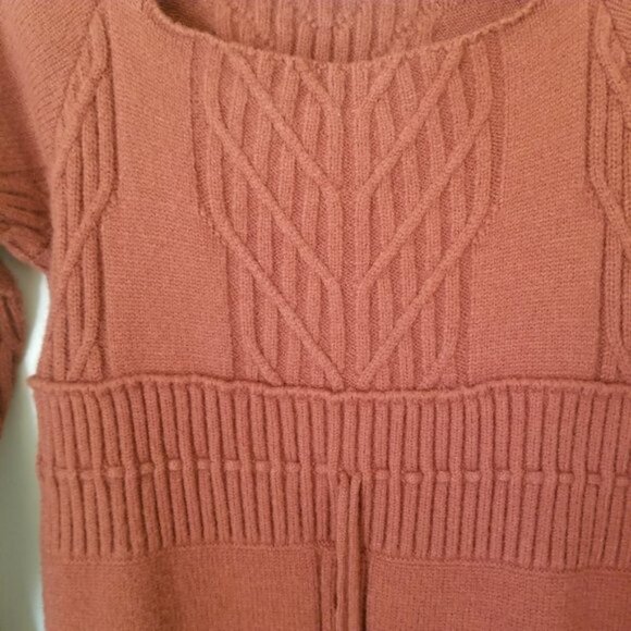 NWT Free People Emmaline Square Neck Puff Sleeve Mini Sweater Dress - Medium - Picture 9 of 11